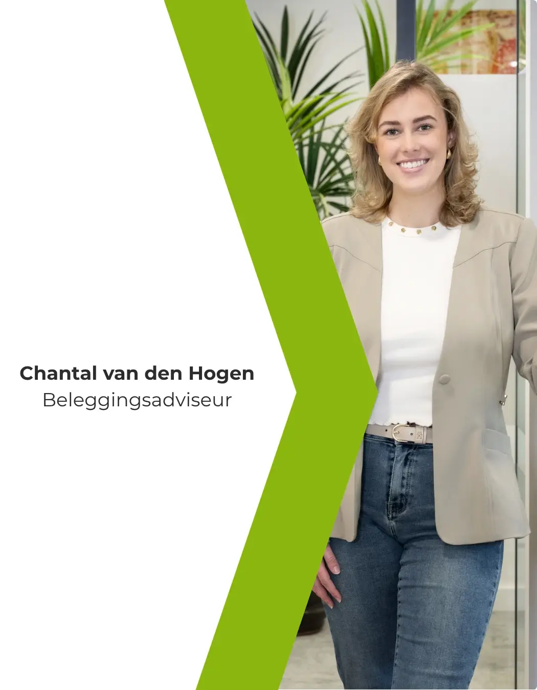 Chantal van den Hogen, beleggingsadviseur bij Axento
